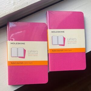 Moleskine Vibrant Pink Journals - NWT